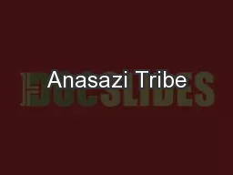 Anasazi Tribe
