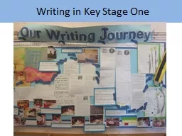 Writing in Key Stage One