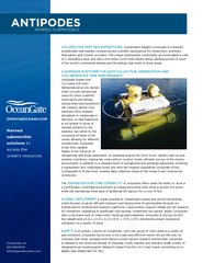 Manned submersible solutions to access the oceans reso