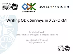 Writing ODK Surveys in XLSFORM