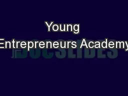 Young Entrepreneurs Academy