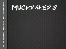 Muckrakers