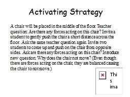 Activating Strategy