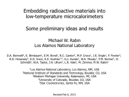 Embedding radioactive materials into