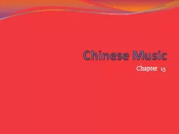Chinese Music