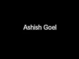 Ashish Goel