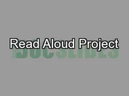 Read Aloud Project