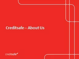 Creditsafe – About Us