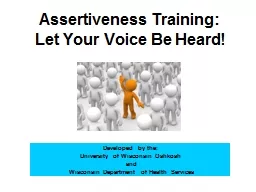 Assertiveness Training: