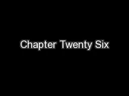 Chapter Twenty Six