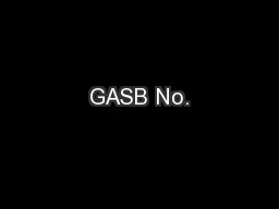 GASB No.
