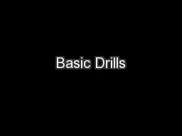 Basic Drills