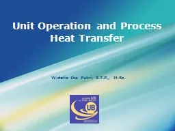 Unit Operation and Process