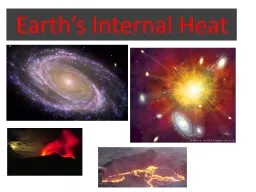 Earth’s Internal Heat
