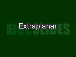 Extraplanar
