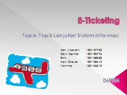 E-Ticketing