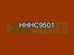 HHHC9501