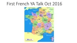 First French YA Talk Oct 2016