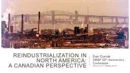 Reindustrialization in North America: