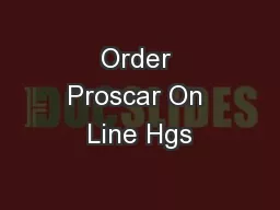 Order Proscar On Line Hgs