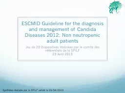 ESCMID Guideline for the
