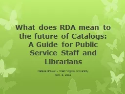 What does RDA mean to the future of