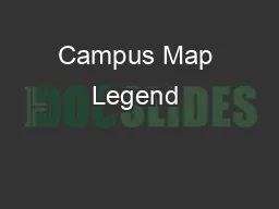 Campus Map Legend 