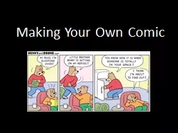 Making Your Own Comic