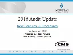 2016 Audit Update