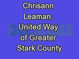 Chrisann Leaman, United Way of Greater Stark County