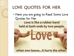 LOVE QUOTES FOR HER