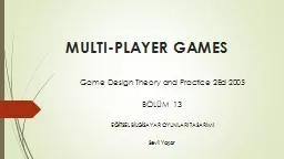 MULTI-PLAYER GAMES