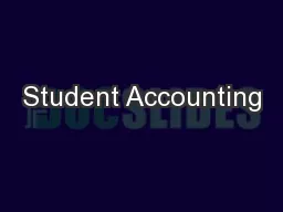 Student Accounting