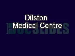 Dilston Medical Centre