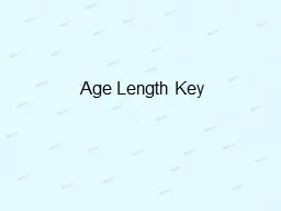 Age Length Key
