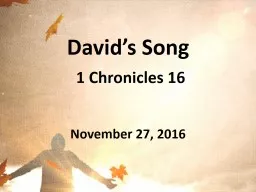 David’s Song