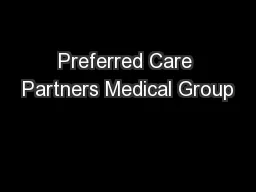 Preferred Care Partners Medical Group