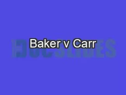 Baker v Carr