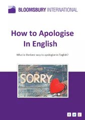 How to apologise in english