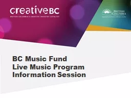 BC Music Fund