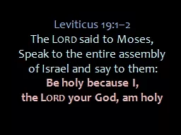 Leviticus 19:1–2