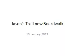 Jason’s Trail new Boardwalk