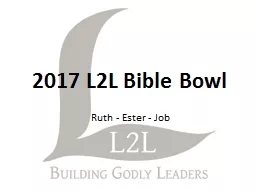 2017 L2L Bible Bowl