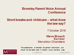 Bromley Parent Voice Annual Conference