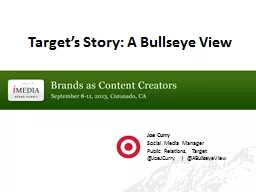 Target’s Story: A