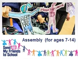 Assembly (for ages 7-14)