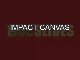 IMPACT CANVAS