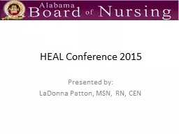 HEAL Conference 2015