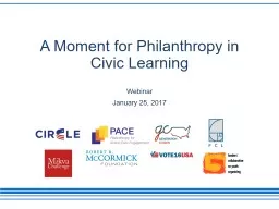A Moment for Philanthropy in Civic Learning