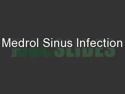 Medrol Sinus Infection